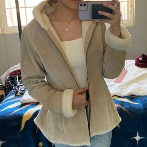 Sonoma Suede Fur Coat
